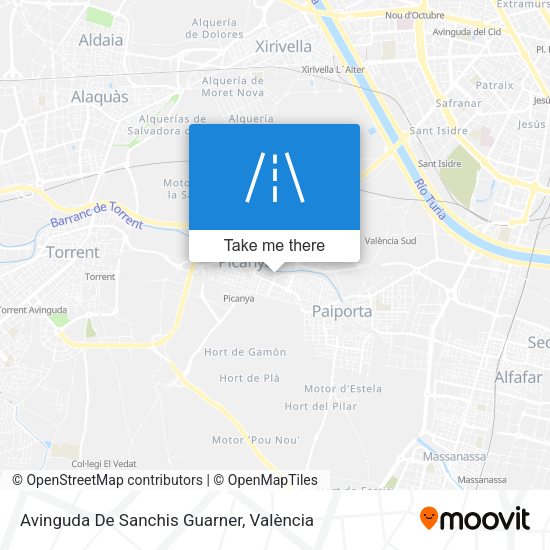 Avinguda De Sanchis Guarner map