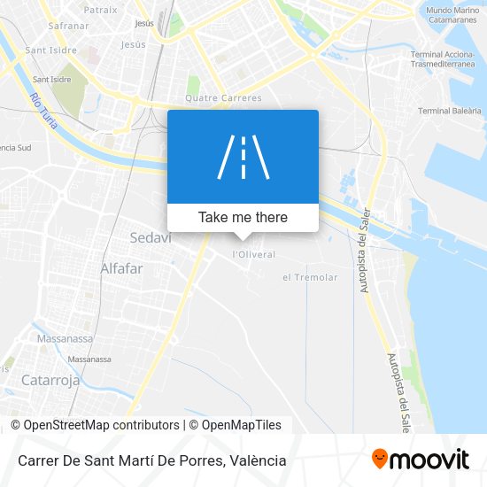 Carrer De Sant Martí De Porres map