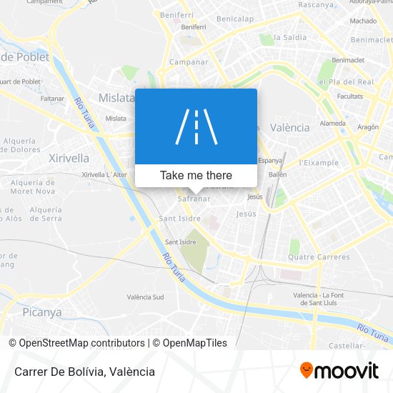 Carrer De Bolívia map