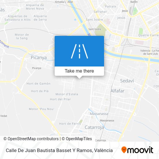Calle De Juan Bautista Basset Y Ramos map