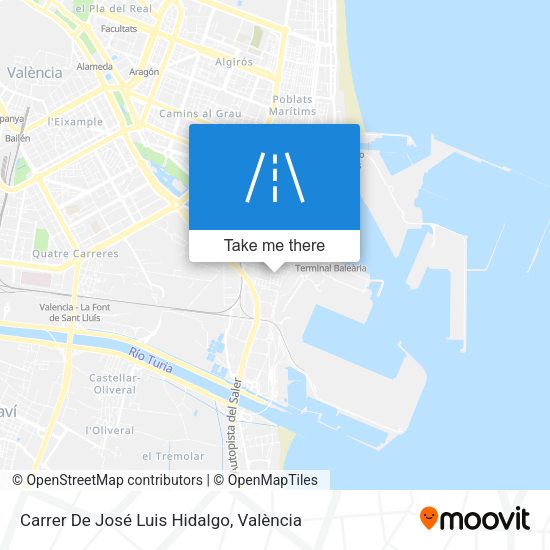 Carrer De José Luis Hidalgo map