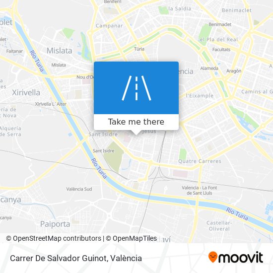 mapa Carrer De Salvador Guinot