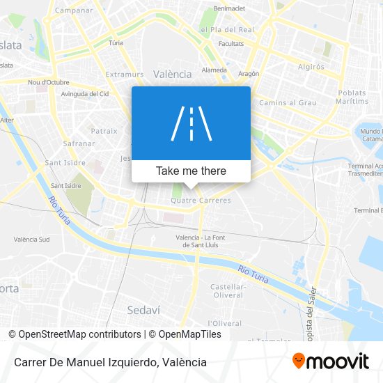 Carrer De Manuel Izquierdo map