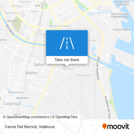 Carrer Del Remolí map