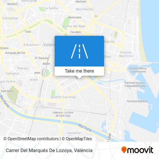 Carrer Del Marqués De Lozoya map