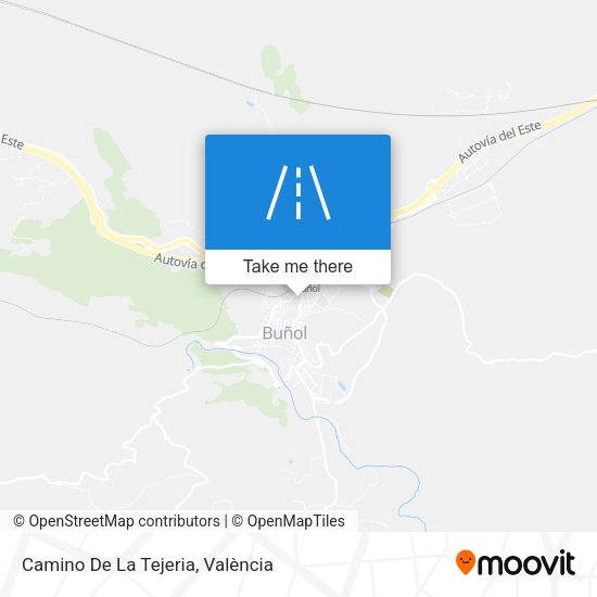 Camino De La Tejeria map