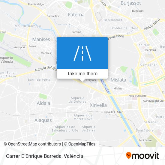 Carrer D'Enrique Barreda map