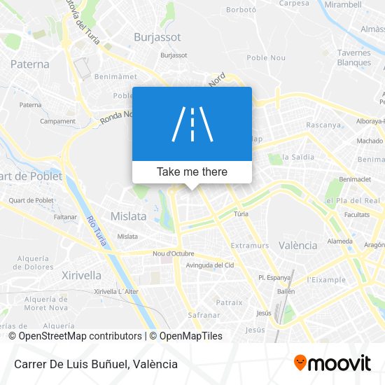 Carrer De Luis Buñuel map