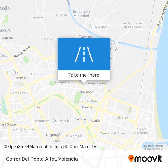 Carrer Del Poeta Altet map
