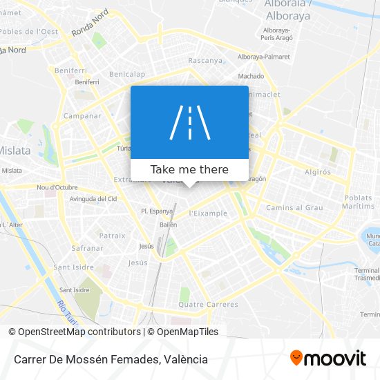 mapa Carrer De Mossén Femades