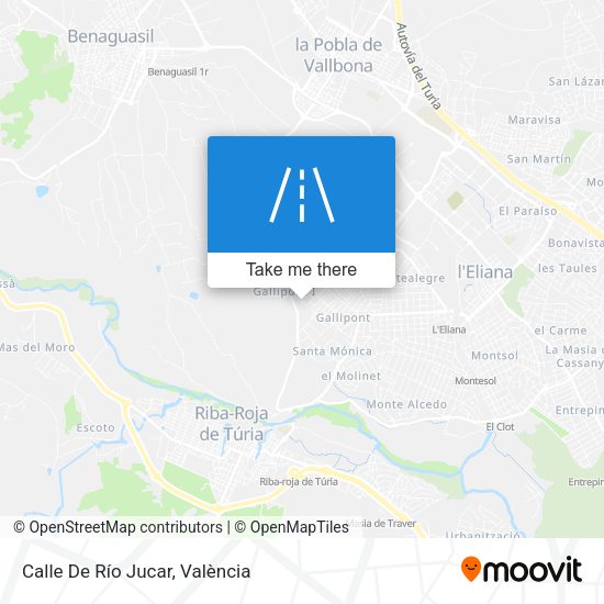 Calle De Río Jucar map