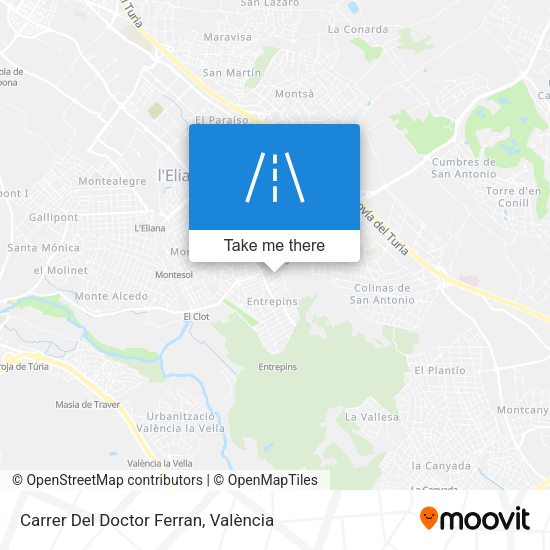 Carrer Del Doctor Ferran map