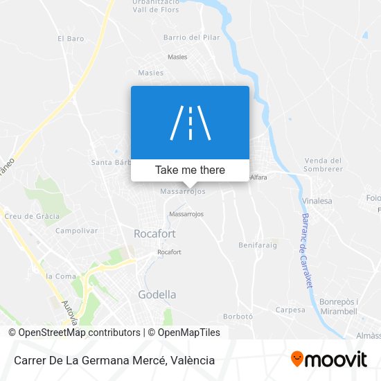 Carrer De La Germana Mercé map
