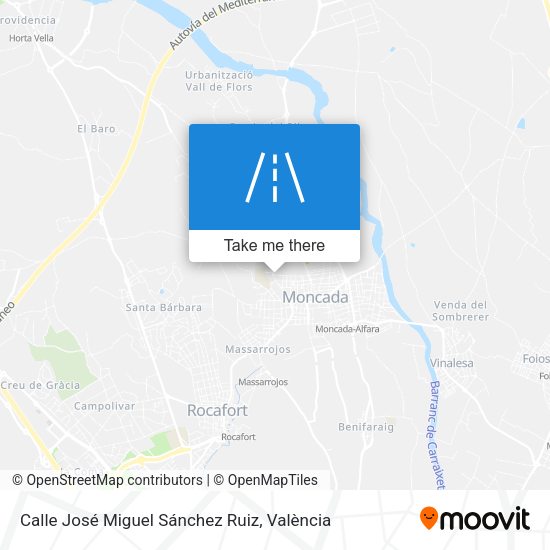 Calle José Miguel Sánchez Ruiz map