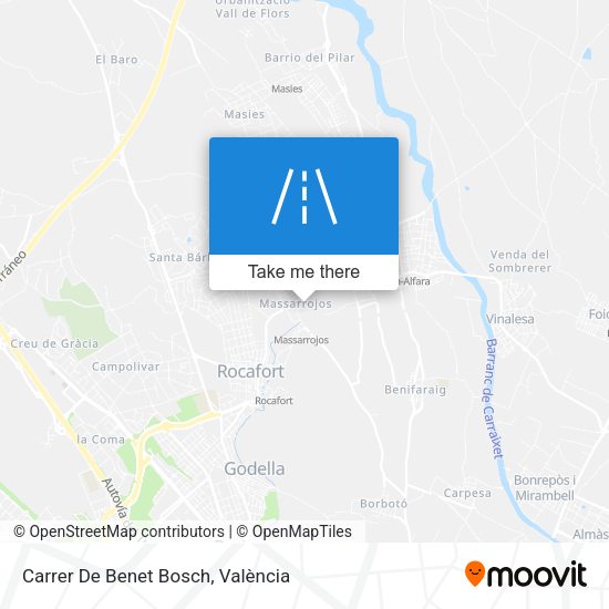Carrer De Benet Bosch map