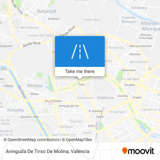 Avinguda De Tirso De Molina map