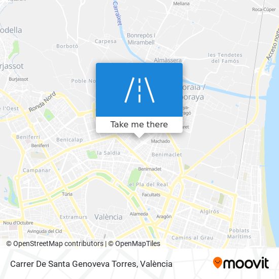 Carrer De Santa Genoveva Torres map
