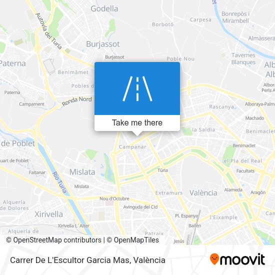 Carrer De L'Escultor Garcia Mas map