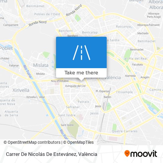 Carrer De Nicolás De Estevánez map