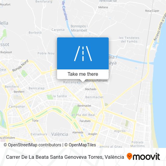 Carrer De La Beata Santa Genoveva Torres map