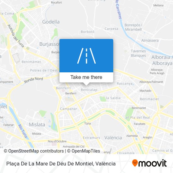 Plaça De La Mare De Déu De Montiel map