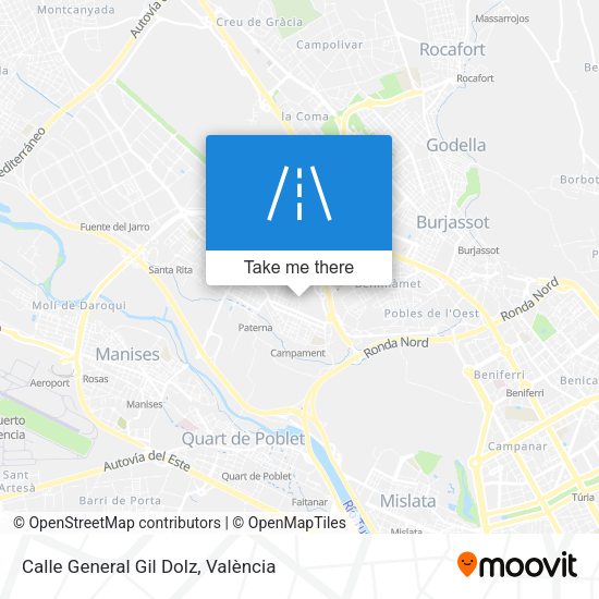 Calle General Gil Dolz map