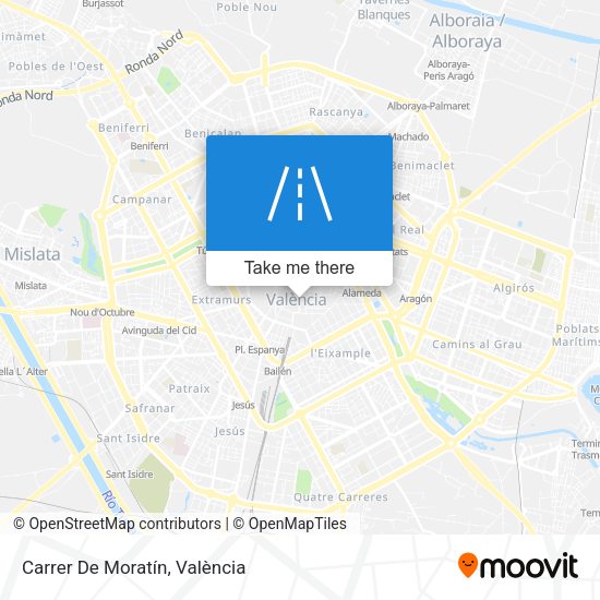 Carrer De Moratín map