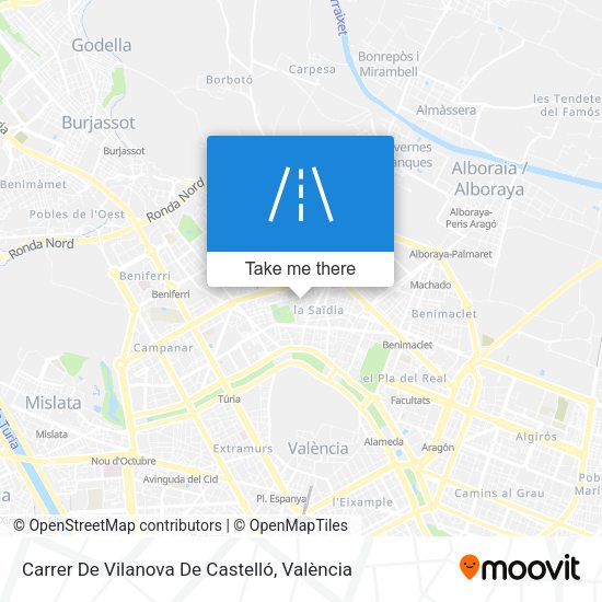 Carrer De Vilanova De Castelló map