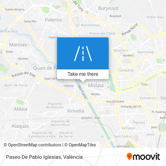 Paseo De Pablo Iglesias map