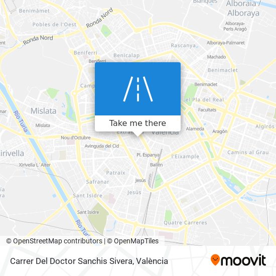 mapa Carrer Del Doctor Sanchis Sivera