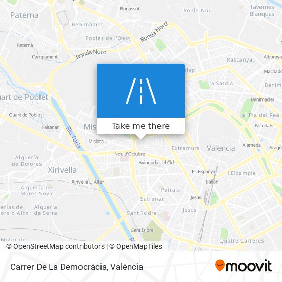 mapa Carrer De La Democràcia