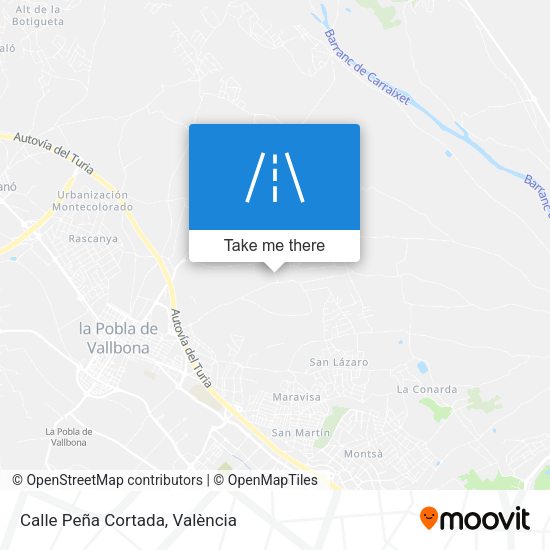 Calle Peña Cortada map