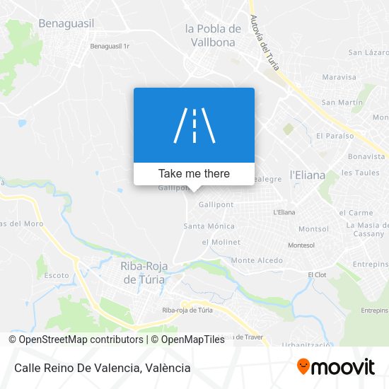 Calle Reino De Valencia map