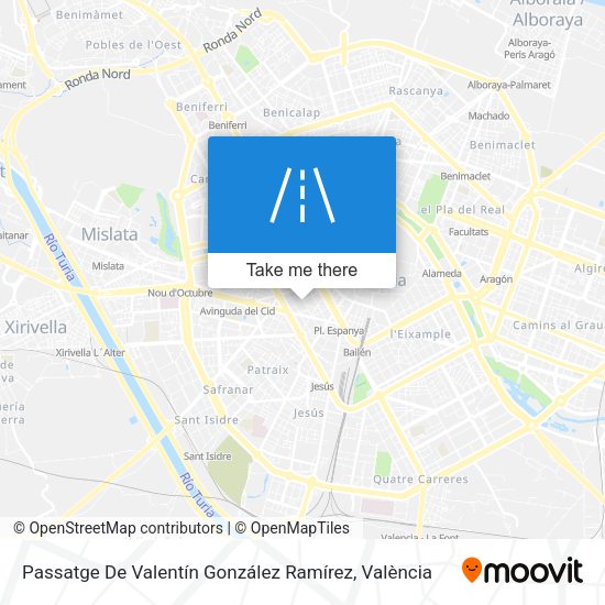 Passatge De Valentín González Ramírez map