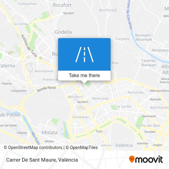 Carrer De Sant Maure map