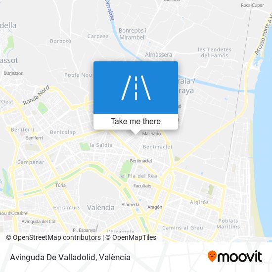 Avinguda De Valladolid map