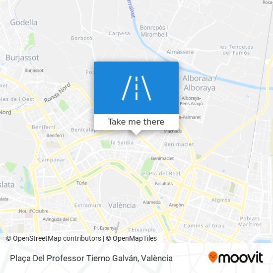 Plaça Del Professor Tierno Galván map