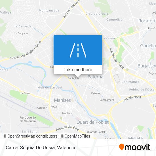 Carrer Séquia De Unsia map