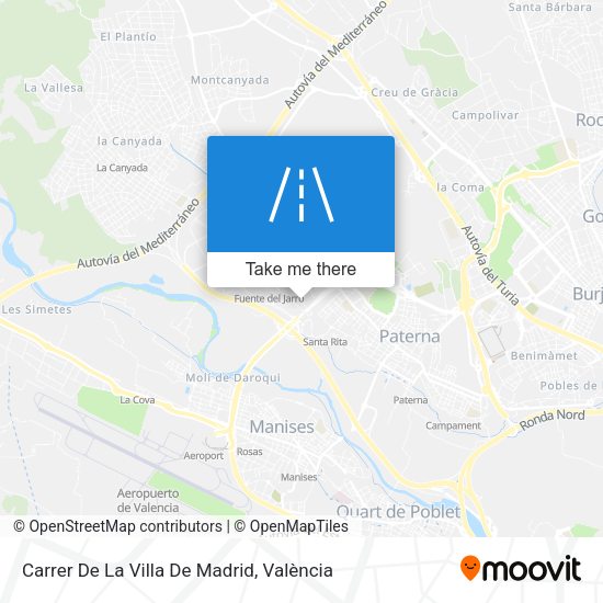 Carrer De La Villa De Madrid map