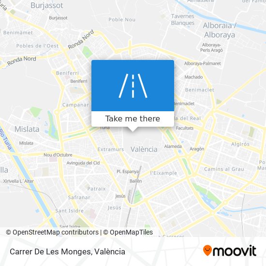 Carrer De Les Monges map