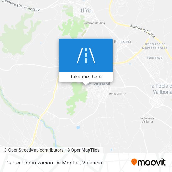 Carrer Urbanización De Montiel map