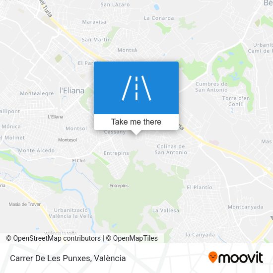 Carrer De Les Punxes map