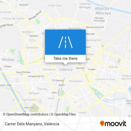 Carrer Dels Manyans map
