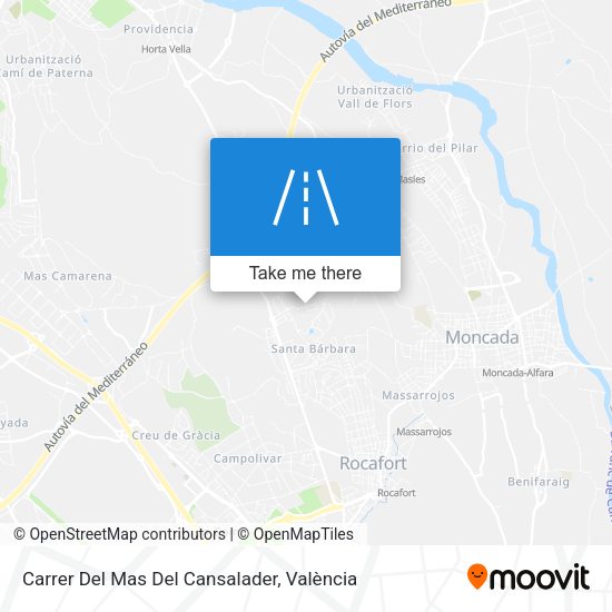 Carrer Del Mas Del Cansalader map