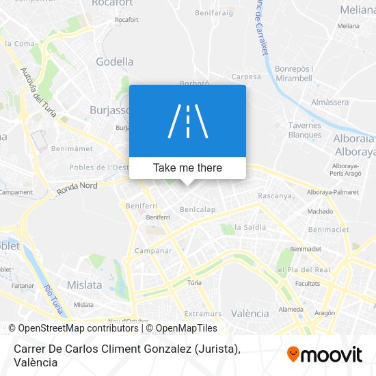 Carrer De Carlos Climent Gonzalez (Jurista) map