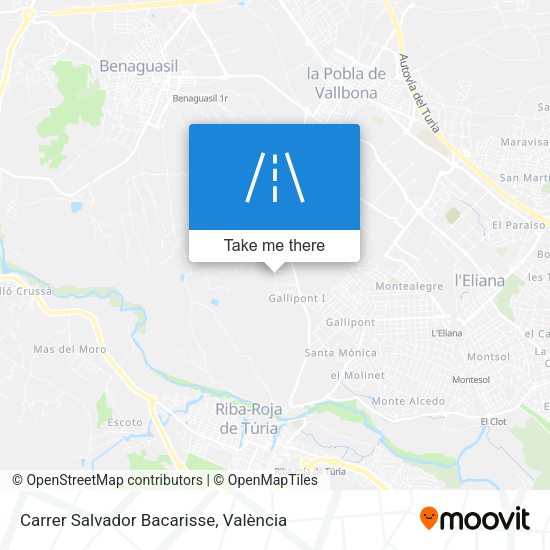 Carrer Salvador Bacarisse map