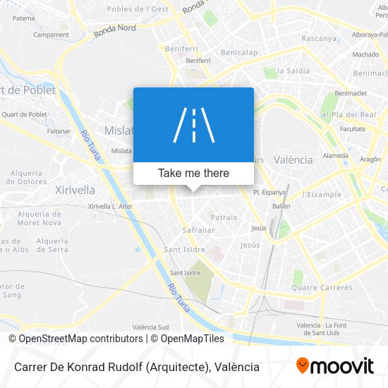 Carrer De Konrad Rudolf (Arquitecte) map