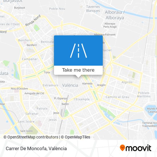 Carrer De Moncofa map