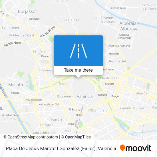Plaça De Jesús Maroto I González (Faller) map