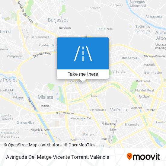 Avinguda Del Metge Vicente Torrent map